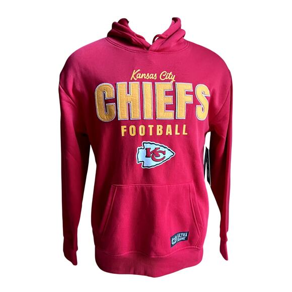 NFL Other - NWT NFL Kansas City Chiefs red sweatshirt hoodie size M